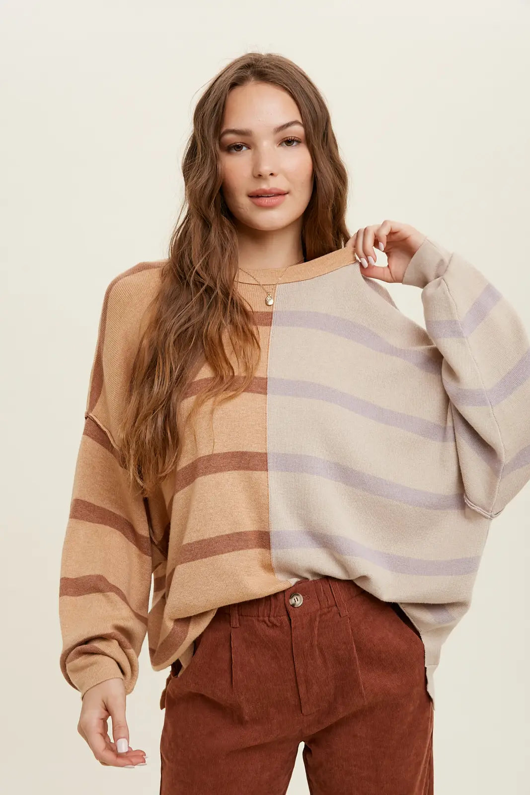 Multi-Colour Striped Sweater