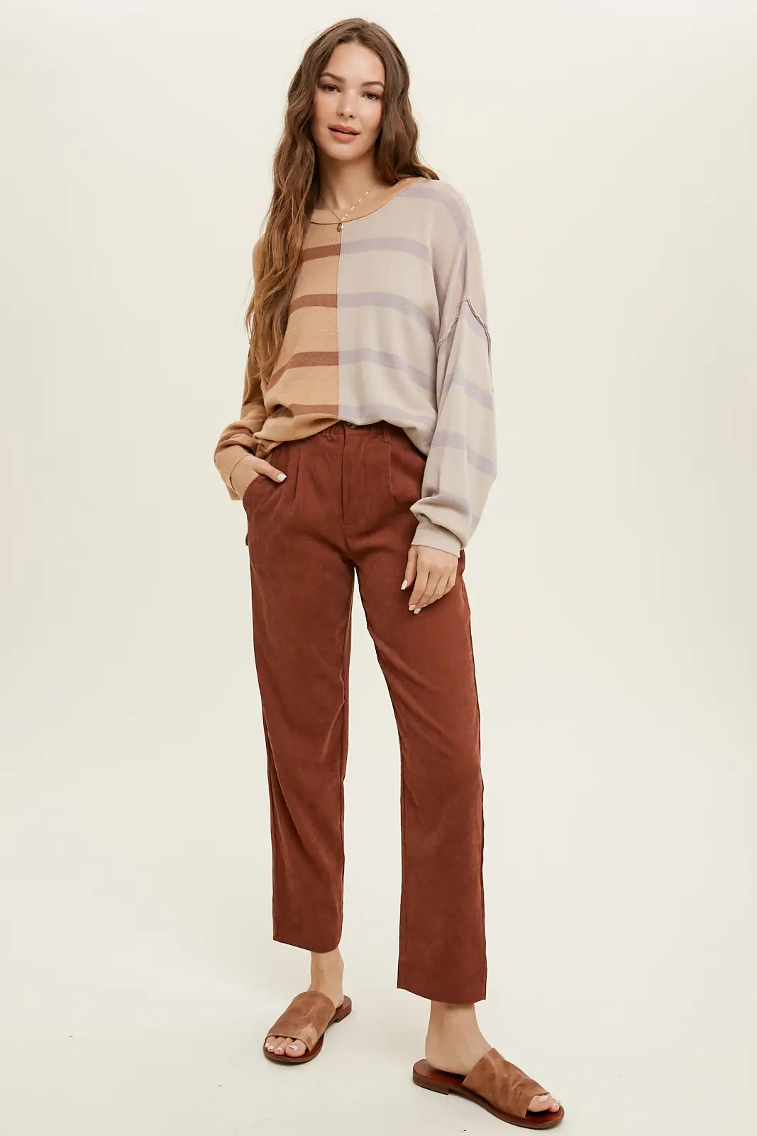 Multi-Colour Striped Sweater