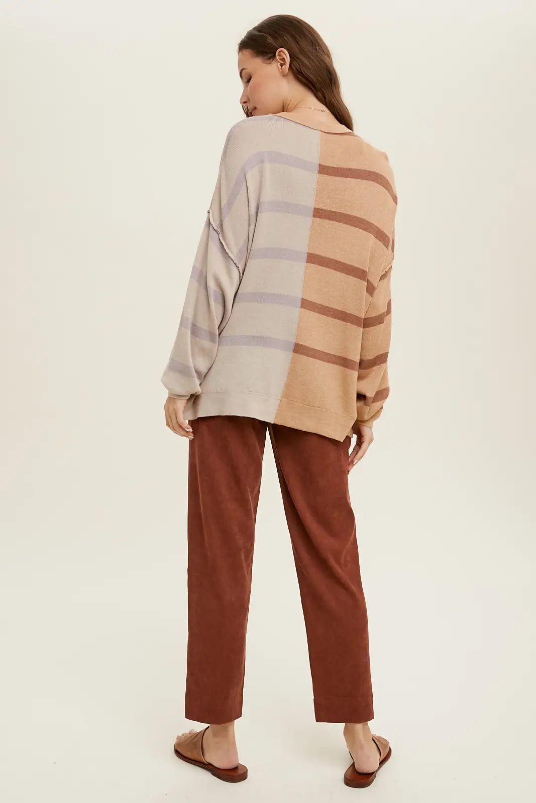 Multi-Colour Striped Sweater